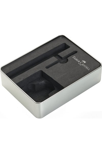 Faber Castell GIFT BOX METAL FOR 1 INSTRUMENT + 1 INK + 1 CONVERTER FABER-CAS...