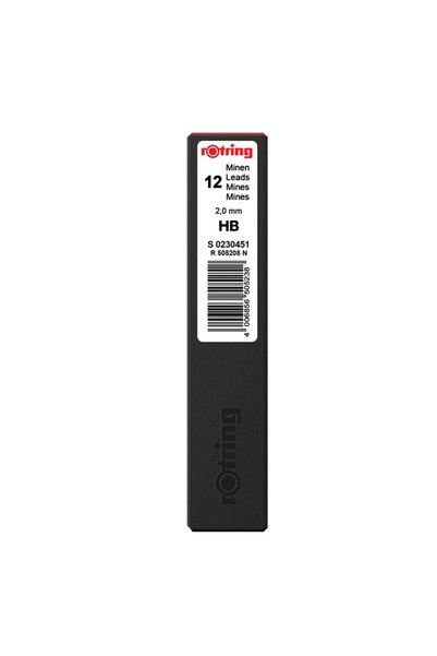 Rotring Mină de creion 2.0mm HB