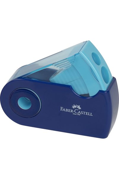 Faber Castell DOUBLE PLASTIC PENCIL SHARPENER SLEEVE TREND 2019 FABER-CASTELL