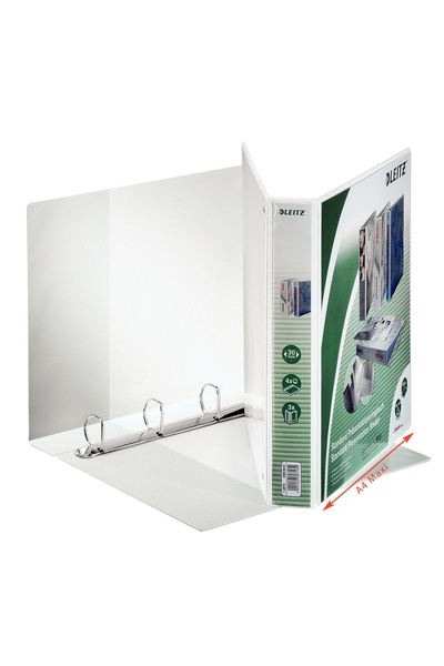 Leitz Caiet mecanic A4 4 inele 30mm/51mm Alb Maxi Panorama