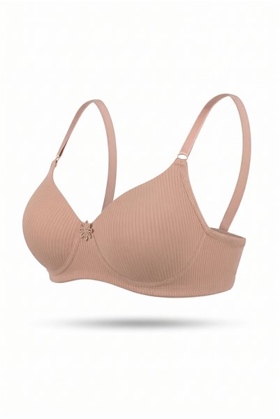 Ebru Underwire & Supported Micro Corded Fabric Bra
