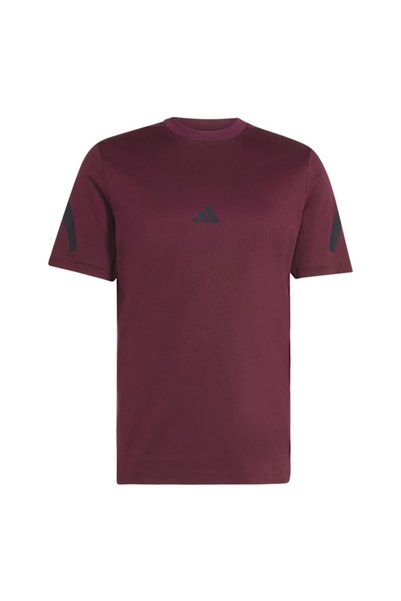 adidas Z.N.E. Men's Burgundy T-Shirt (Kf3803)