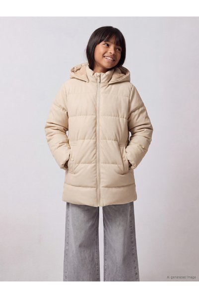 LC Waikiki Timeless Clothing & Timeless Choices Hooded Girls' Puffer Coat