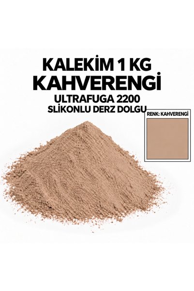 Kalekim 1 KG Kahverengi Renk Derz 2200 ULTRA FUGA Silikon Katkılı, Yüksek Per...
