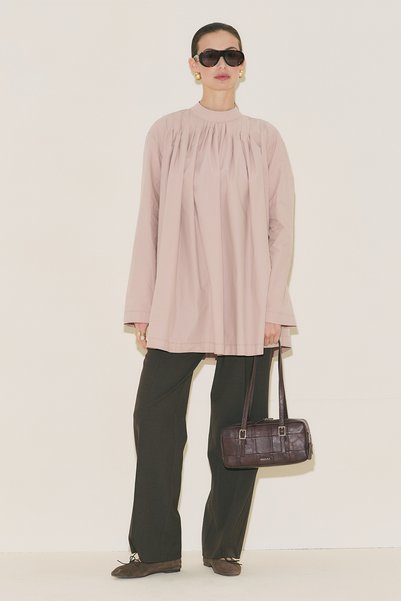 Manuka Plissed Tunic Pink