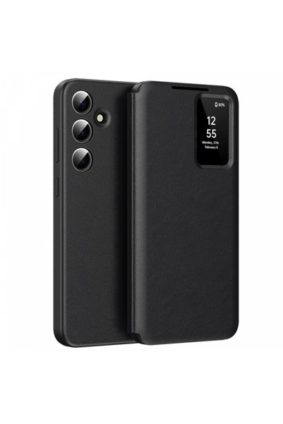 Techsuit Husa pentru Galaxy S24 S921, Techsuit, SmartView, Neagra
