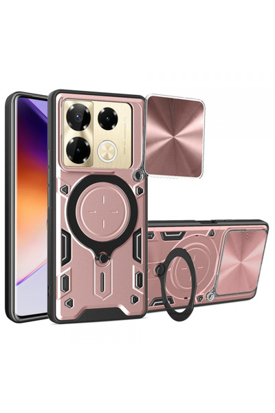 Techsuit Husă pentru Infinix Note 40 Pro+, Techsuit, CamGuard Pro, Roz Aurie