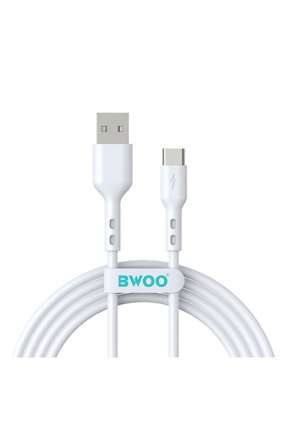 Bwoo Cablu Date si Incarcare USB-A - USB-C BO-X172C-2M, 18W, 2m, Alb