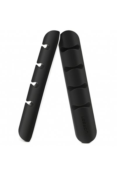 Ugreen Organizator Cabluri UGREEN, Set 2 bucati, Negru