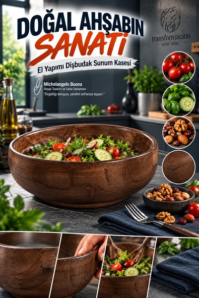 Transformacion Salata Kasesi Dişbudak Ağacı Vianzino Design El Yapımı Salata ...