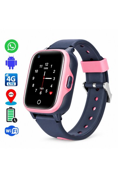 Wingereich Ceas Smartwatch pentru Copii, 4G, Localizare GPS, Apel Video HD și...