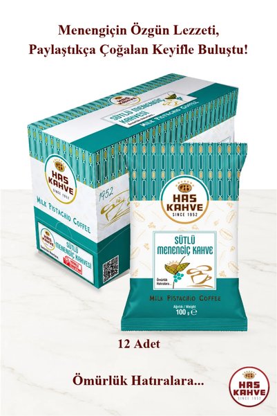 Has Kahve Terebinth Coffee with Has Milk 100 GrBox of 12