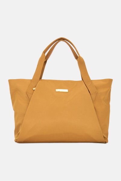 Nine West Women Brand Logo Tote Bag, Tan