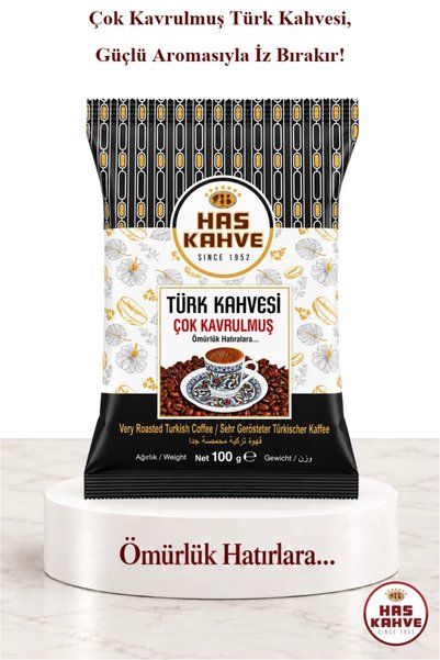 Has Kahve Very Roasted Has Turkish Coffee 100 Gr