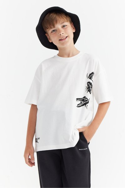 PAULMARK Tricou imprimat pentru băiat