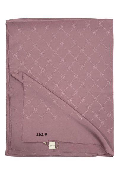 Aker Monogram Şal - Gül Kurusu 992