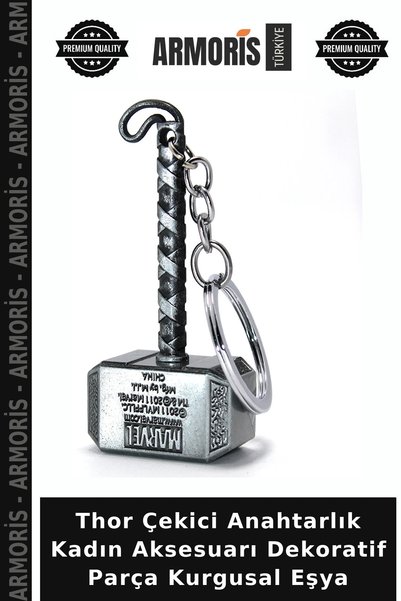 Armoris Thor Hammer Keychain Women's Accessory Decorative Piece Fan Merchandise