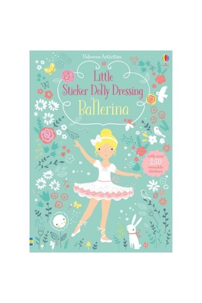 Usborne Carte cu stickere - Sticker Dolly Dressing: Ballerina