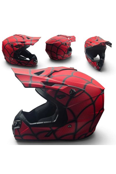 OEM Casca Moto Cross si ATV Full Face Copii si Adulti, Echipament Protectie E...