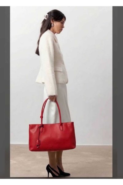 GlowSa Women's Red Large-Size, Spacious, Soft-Textured Shoulder Bag and Cross...