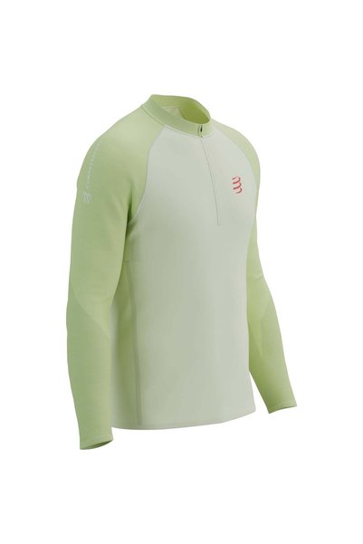 Compressport Tricou de alergare pentru bărbați Trail HZ FW 2025 - Verde desch...