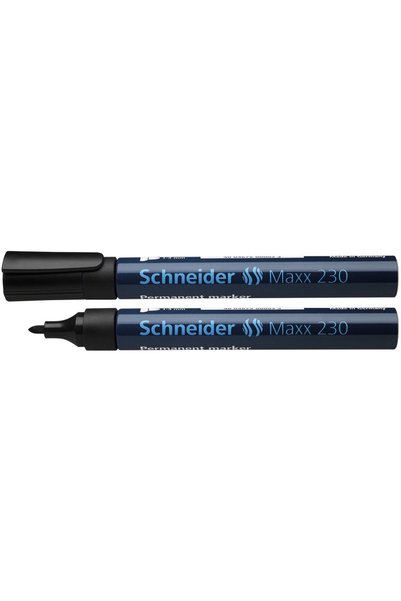 SCHNEIDER Permanent marker round tip 1-3 mm 230 black