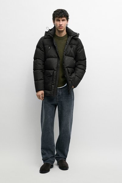 Massimo Dutti Cepli şişme mont