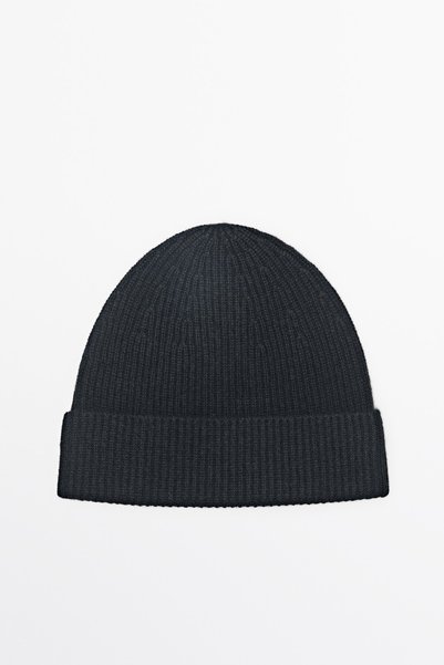 Massimo Dutti %100 kaşmir örgü bere