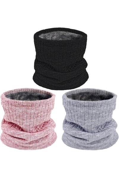 Generic Mizznee Neck Warmer, 3 Pcs Thermal Winter Gaiter Set For Men & Women,...