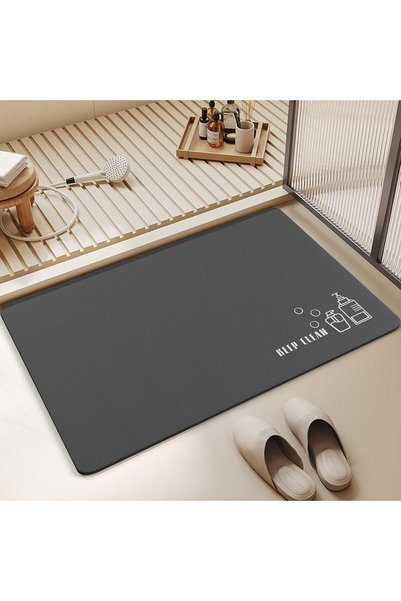 Generic 60x40cm Quick Dry Bath Mat, Non Slip Absorbent Floor Mat for Bathroom...