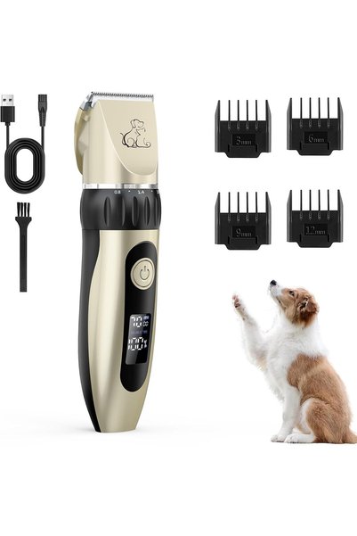 Generic Electric Clipper for Pets, Pet Hair Clipper, Silent Cordless Shaver f...