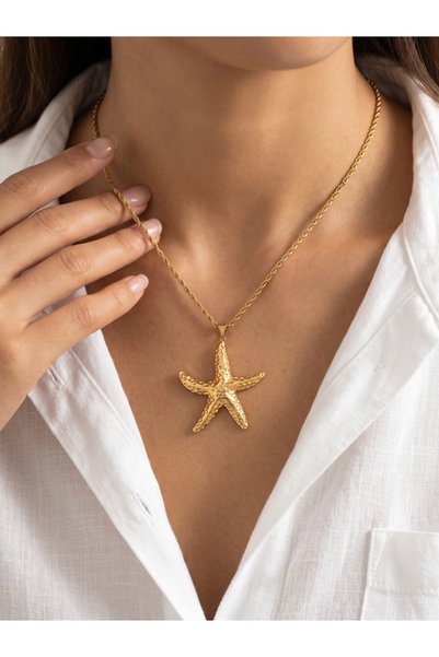 Take Two By Styli Starfish Pendant Necklace