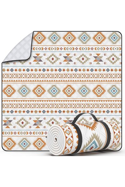 Generic Extra Large 5-Layer Waterproof Picnic Blanket, 200x200cm Foldable Out...