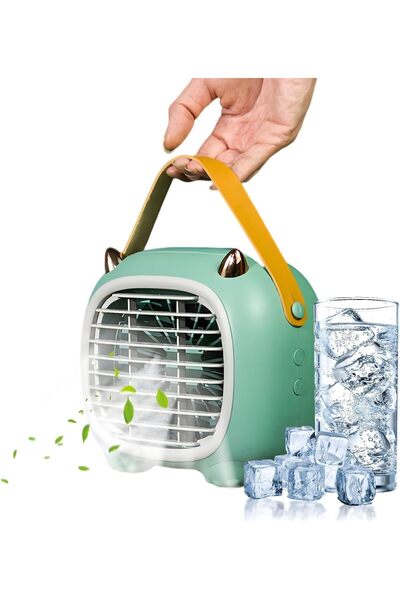 Generic Portable Quiet Personal Air Cooler, USB Charging Air Cooling Fan Air ...