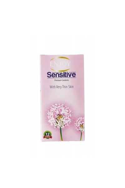 Enjoy Condoms 12 Pcs Sensitive 640 --- condoms 12 - Sensitive