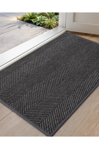 Generic Ultra Thin Indoor Door Mat 60 x 90 cm, Machine Washable Front Door Ma...