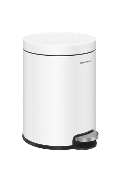Talis Pedal bin, Plushic, Talis, White, 26x20.5x28 cm
