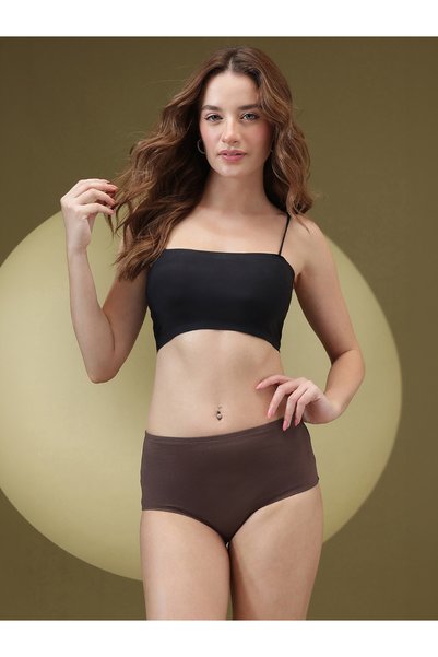 Clovia By Styli High Waist Hipster Panty with Inner Elastic