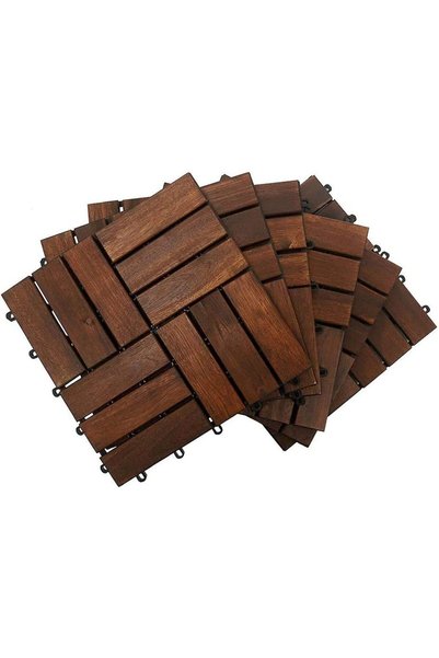 Generic Wooden Floor Tiles Garden Tiles Wooden Decking Tiles Interlocking Flo...