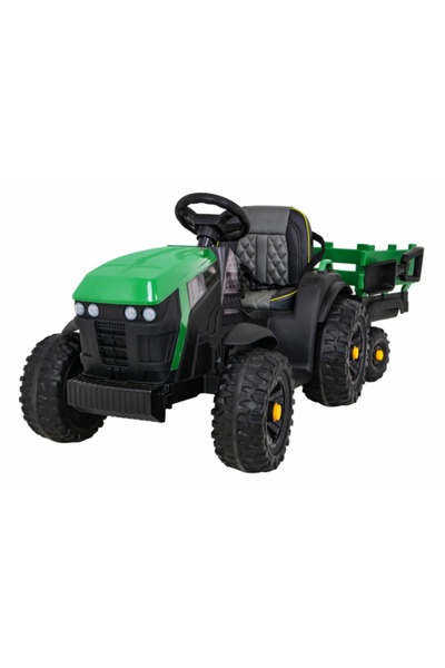 TEA Sports Tractor electric pentru copii cu remorca Titanium, roti EVA (0925)...
