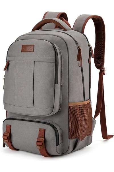 Tzowla Canvas Laptop Travel Backpack, Bag for Men Women, School Rucksack Fits...