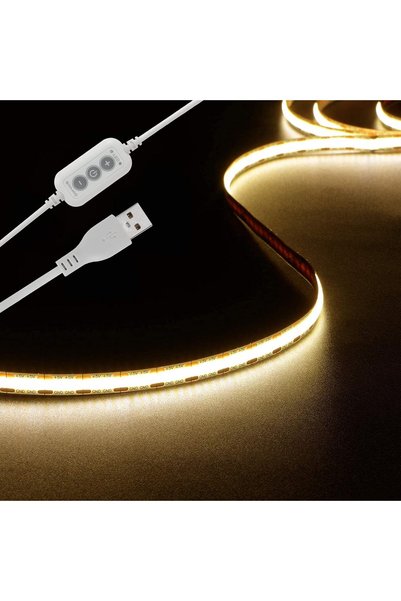 Generic شريط إضاءة LED بجهد 5 فولت، يعمل بمنفذ USB، طوله 4.9 قدم، يحتوي على 4...