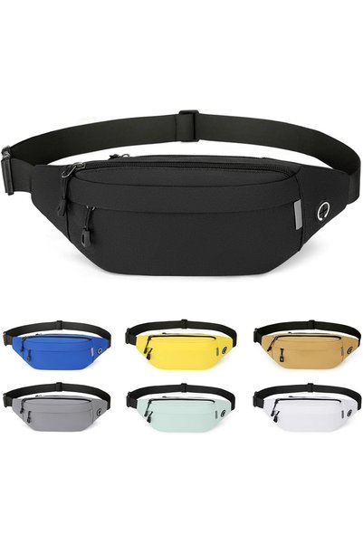 Generic Premium Waterproof Waist Bag Fanny Pack for Men and Women, Lightweigh...