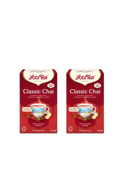 Yogi Tea Pachet 2 x Ceai bio Classic, 17 pliculete 37.4g