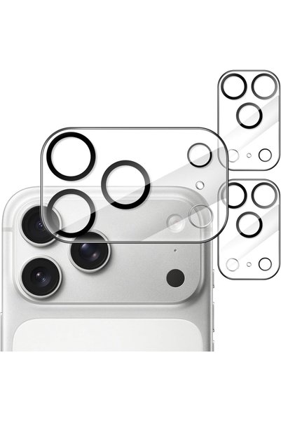 Generic Camera Lens Protector for iPhone 17 Pro, Clear, 3-Pack