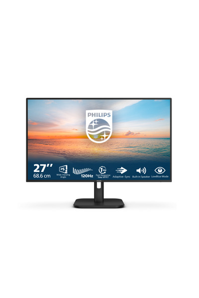 Philips 27E1N1200A Οθόνη IPS Full HD 27 ιντσών, 120Hz, 4ms, Ενσωματωμένα ηχεία