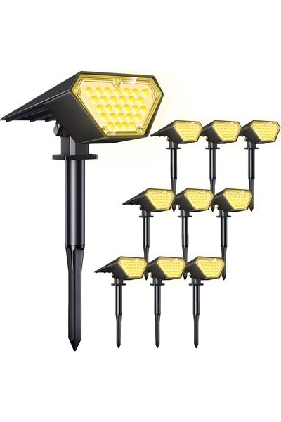 Generic 10pack Solar Spot Lights Outdoor,Auto On/Off Solar Lights Waterproof ...