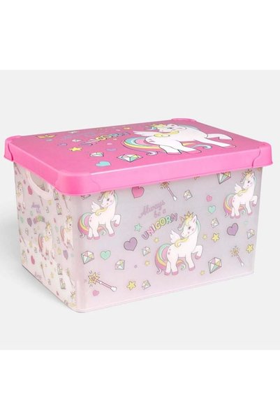 OEM Cutie de depozitare pentru jucării cu capac și model unicorn 17L