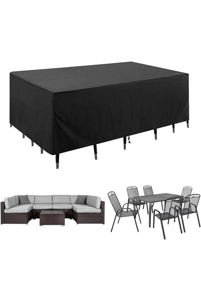 Generic Patio Furniture Cover，Dustproof UV Resistant Outdoor Table Cover, 420...