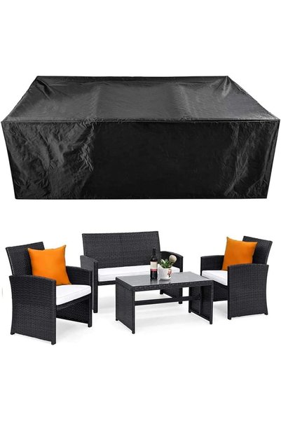 Generic Patio Furniture Covers Waterproof, Outdoor Table Cover Square, 210D P...